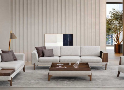 Wohnzimmer Set 2x Sofa Sessel Couchtisch Sofagarnitur Sets Couchen Möbel
